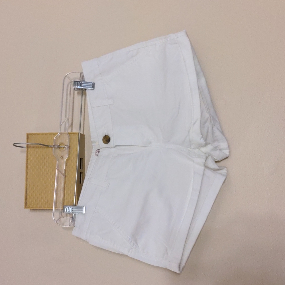 So 11 white jean short shorts